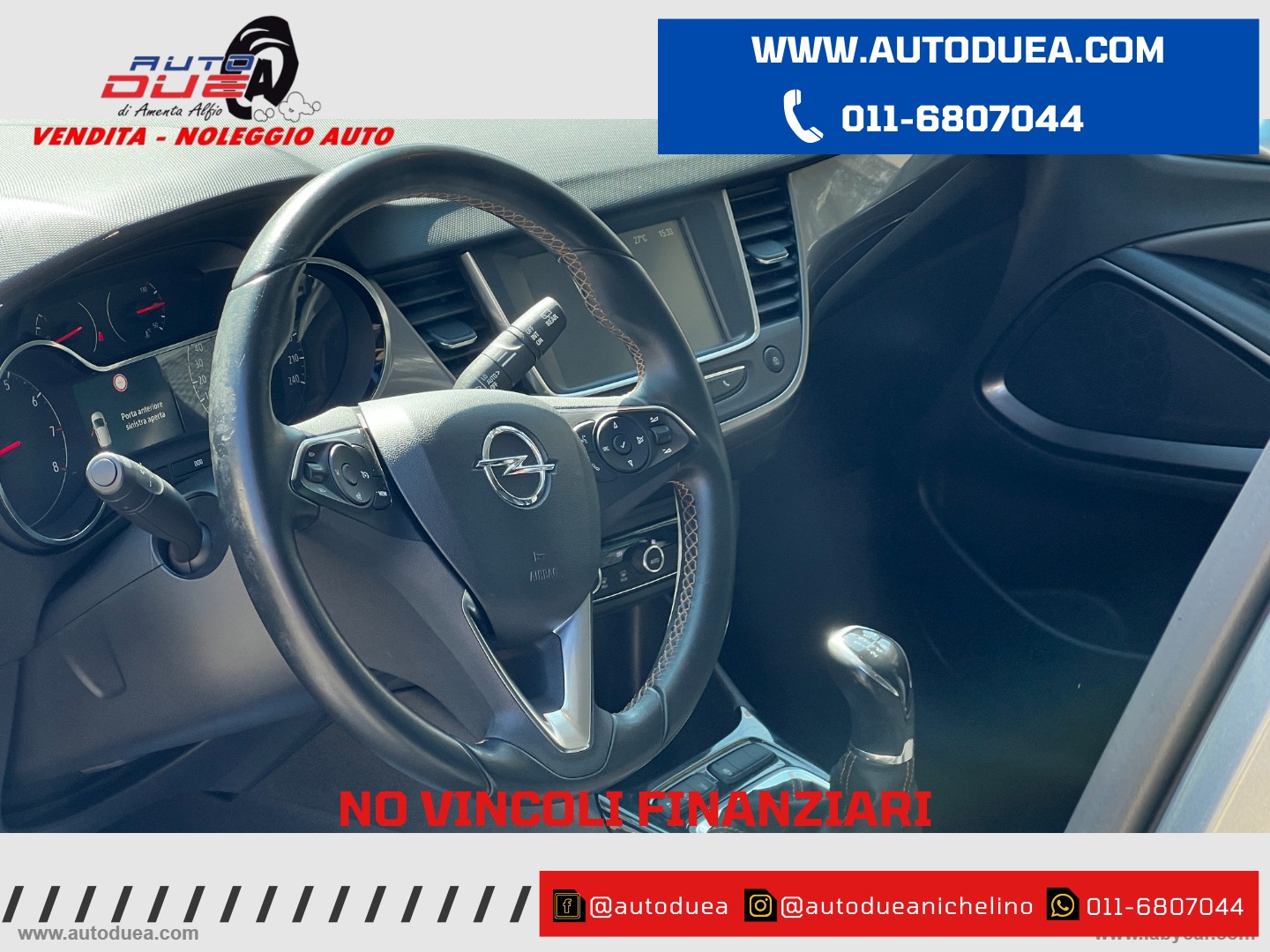 Crossland X 1.2 T 12V 110 CV S&S Innov. NO VINCOLI FINANZIARI - immagine 5