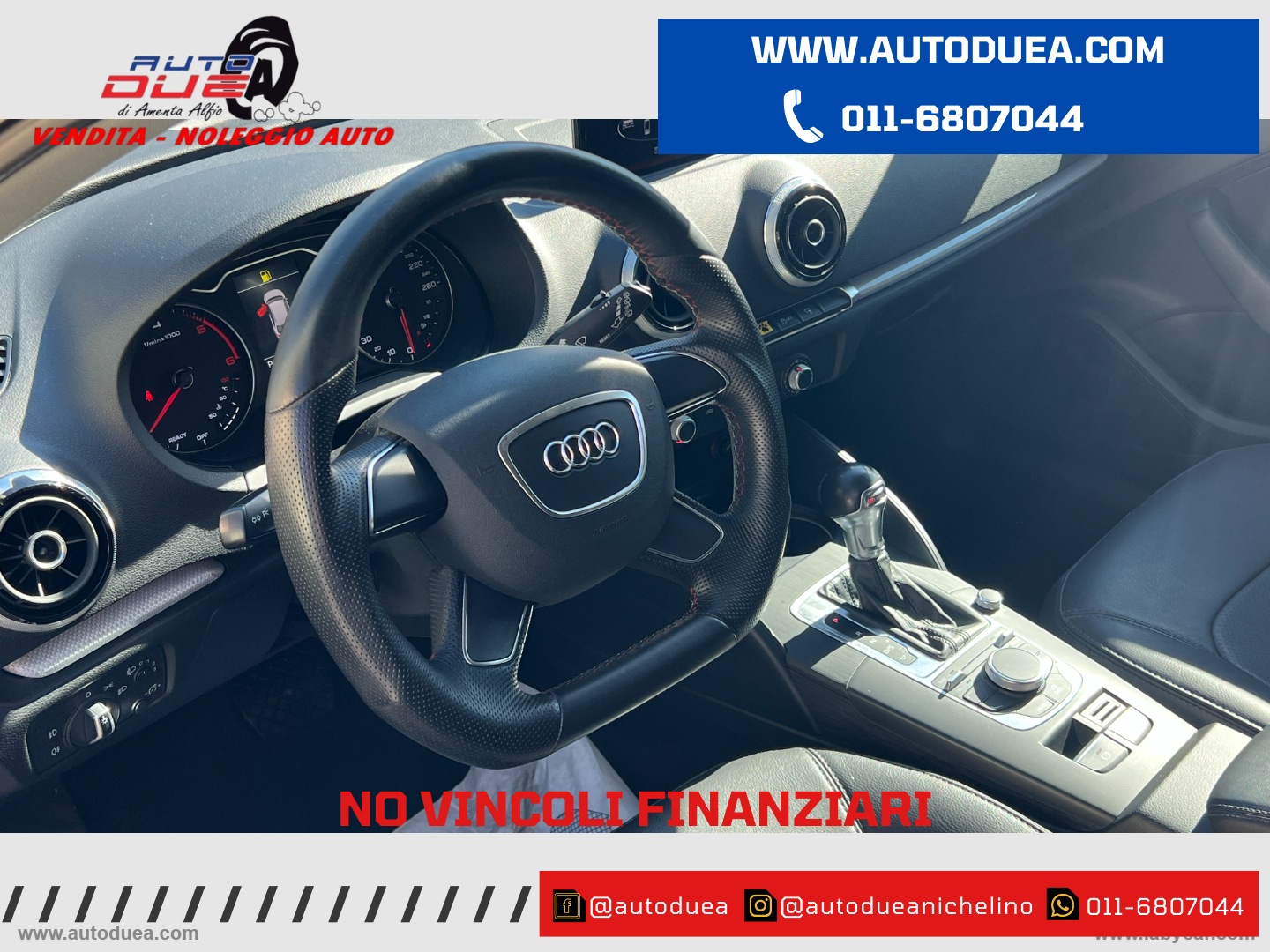 A3 SPB 1.6 TDI S-TRONIC Ambiente EURO6 - immagine 5