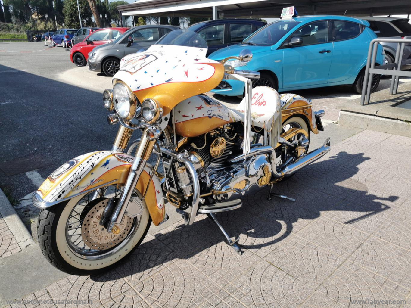 Softail DELUXE Trasf. CARB./GRAFICA ELVIS RATE AUTO MOTO SCOOTER - immagine 5