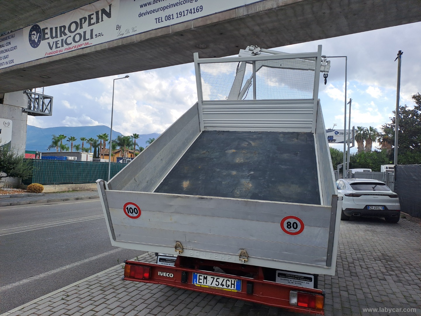 EUROCARGO ML 80E17 GRU E RIBALTABILE TRILATERALE BENELLI - immagine 6