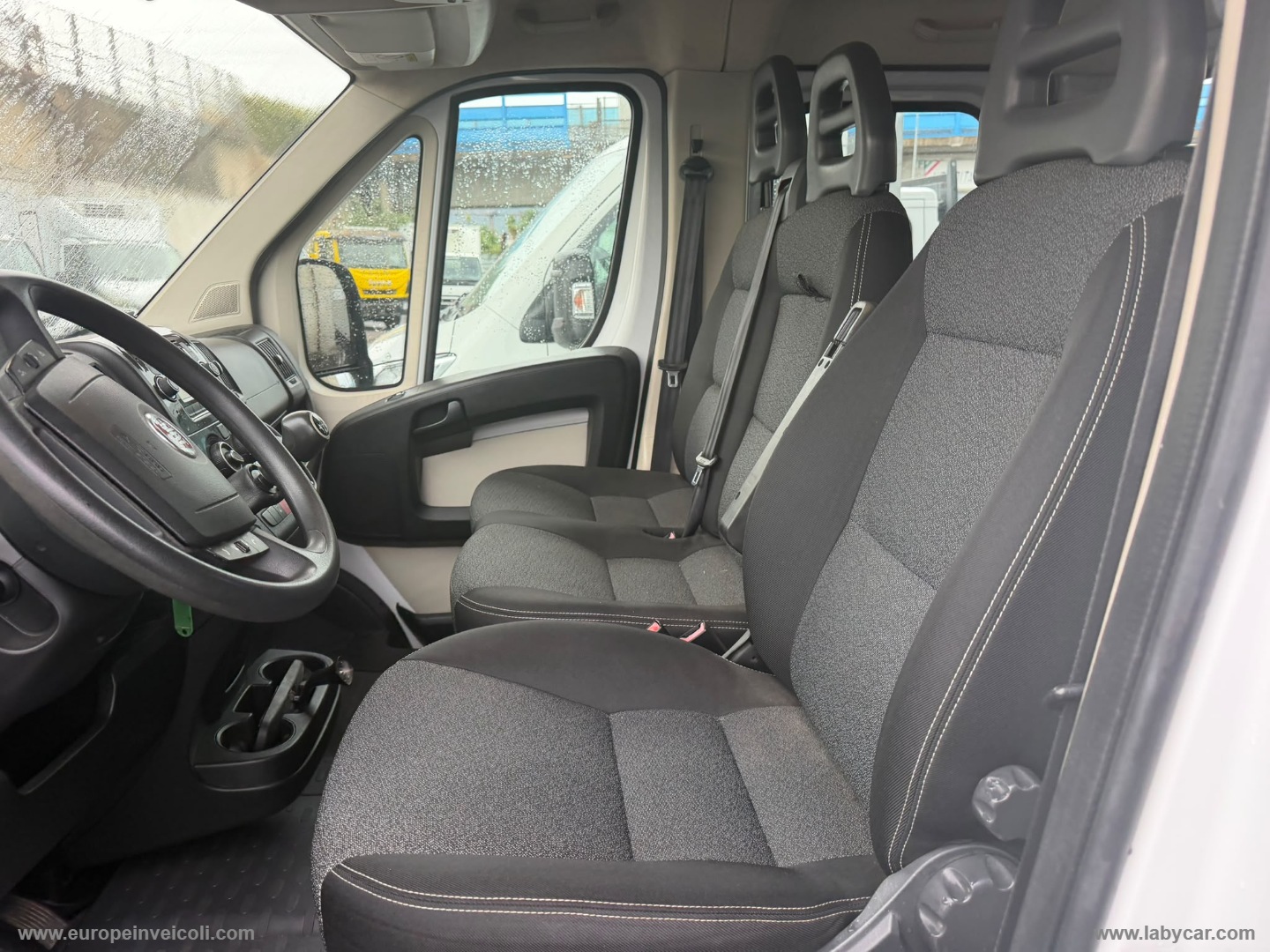Ducato 35 2.3 MJT CASSONE FISSO CON GRU FASSI DIETRO CABINA - immagine 6