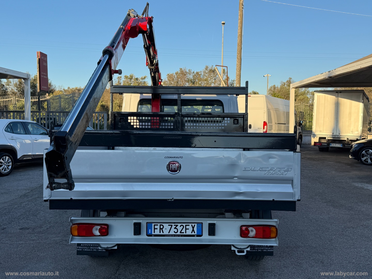 Ducato 35 2.3 MJT DOPPIA CABINA CASSONE FISSO CON GRU - immagine 6