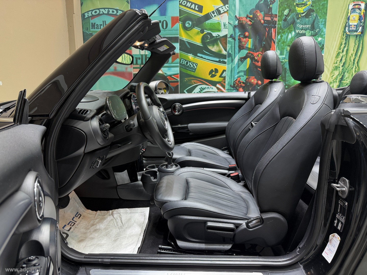 Mini Cooper Yours Cabrio *FULL BLACK*HEAD UP*BRITISH FLAG*HK* - immagine 6