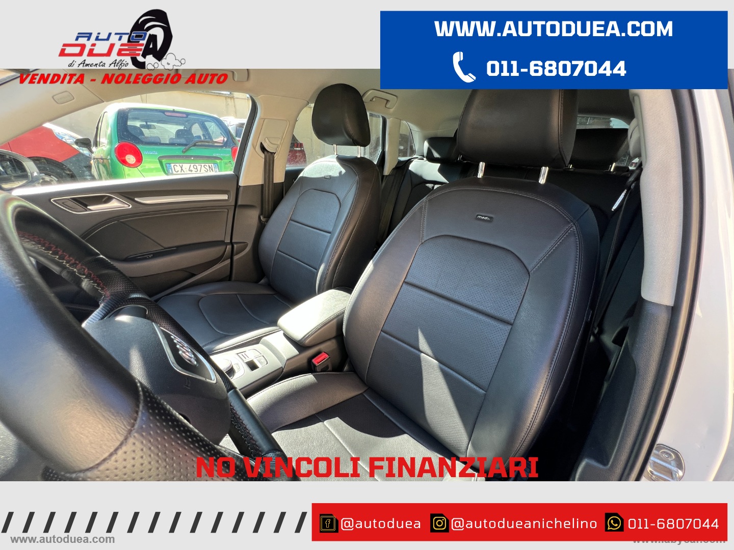 A3 SPB 1.6 TDI S-TRONIC Ambiente EURO6 - immagine 6