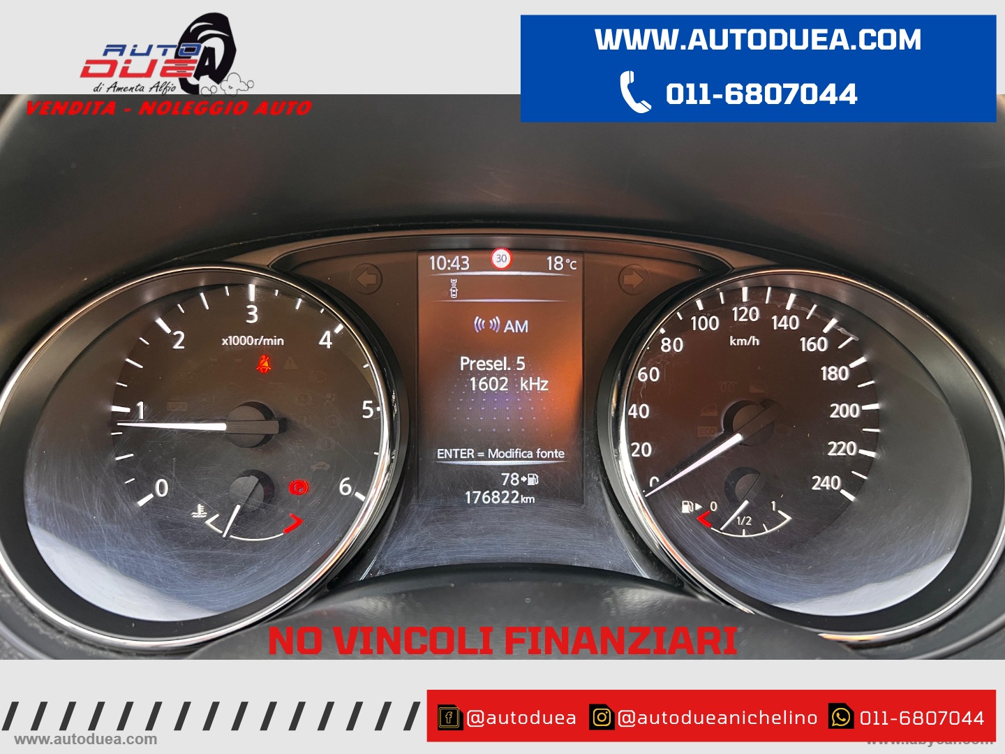 Qashqai 1.6 dCi 4WD Tekna NO VINCOLI FINANZIARI - immagine 6