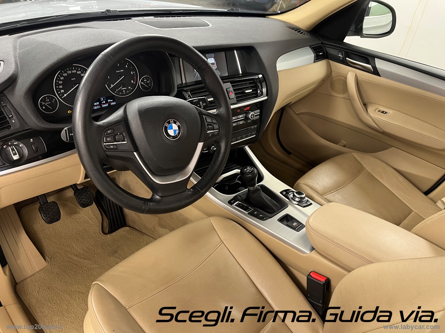 X3 XDrive20d XLine|PELLE TOTALE|8 GOMME - immagine 6