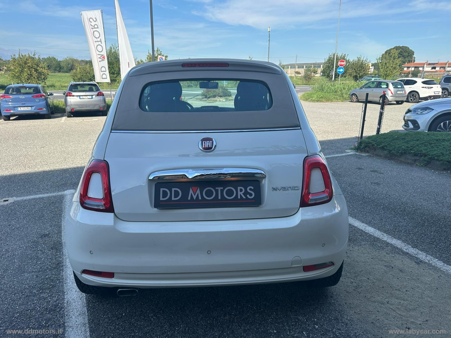 500 C 1.0 Hybrid Lounge NEOPATENTATI CABRIO - immagine 6