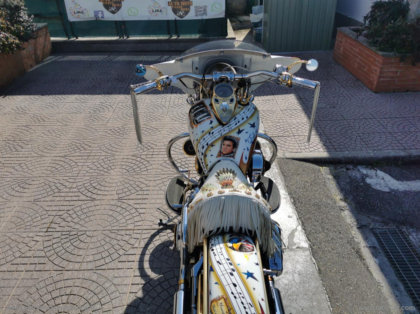 Softail DELUXE Trasf. CARB./GRAFICA ELVIS RATE AUTO MOTO SCOOTER - immagine 6