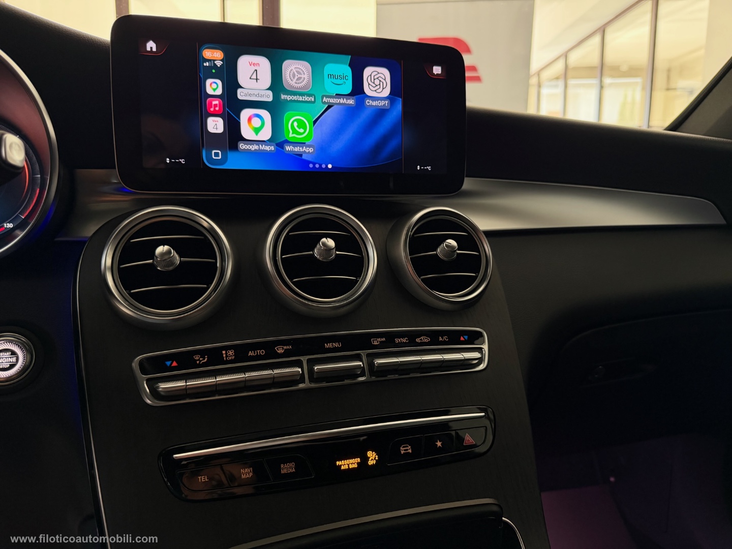 GLC 300 d 4Matic Coupé Premium Plus TETTO APRIBILE- GANCIO TRAINO - LUCI AMBIENT - immagine 7