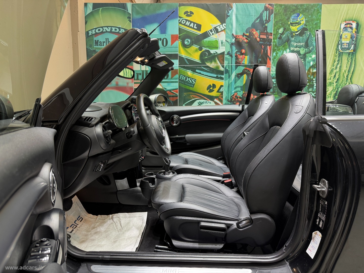 Mini Cooper Yours Cabrio *FULL BLACK*HEAD UP*BRITISH FLAG*HK* - immagine 7