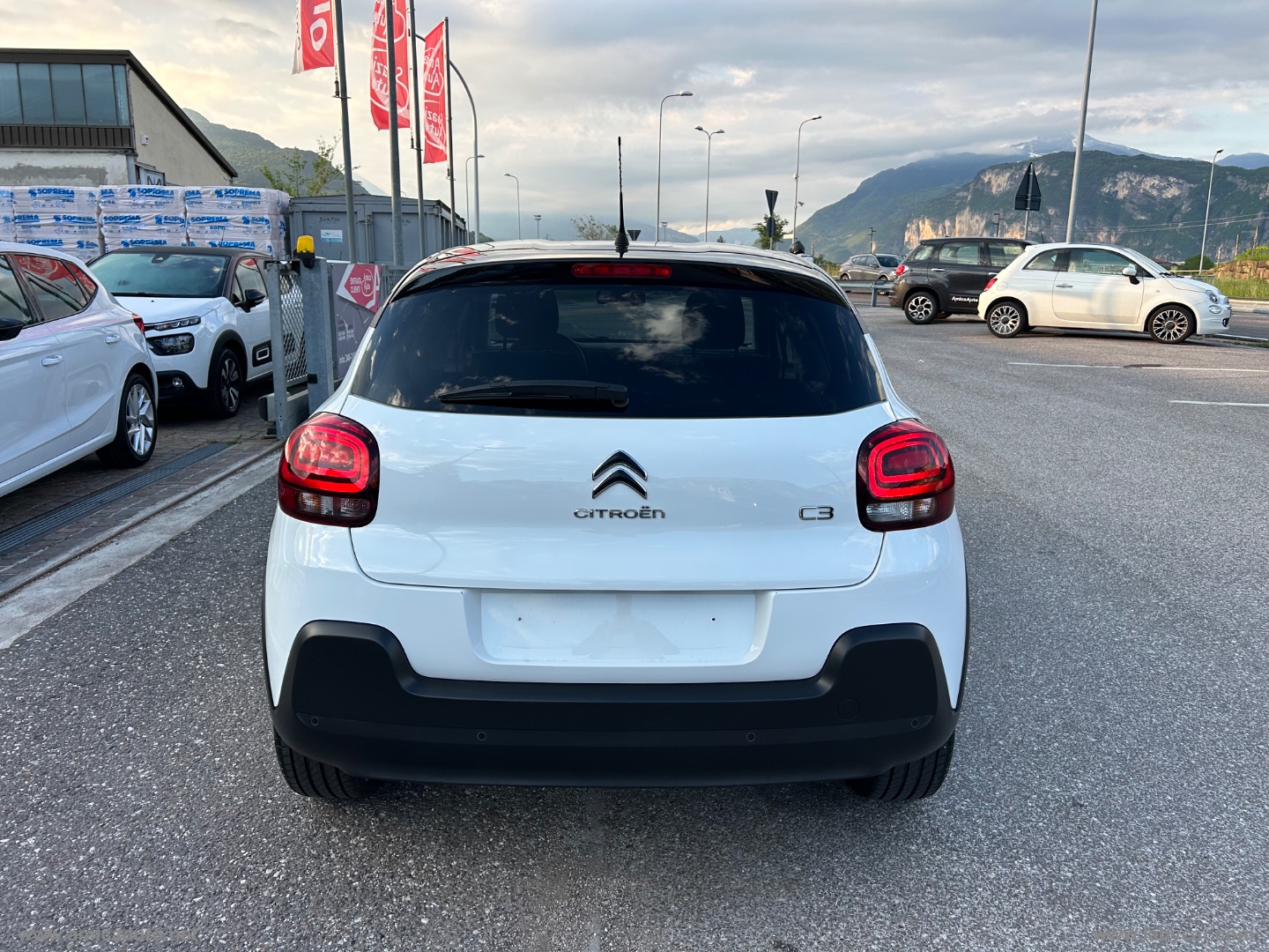 C3 PureTech 83 S&S Shine VERNICE BICOLORE - BIANCO/TETTO NERO - immagine 7