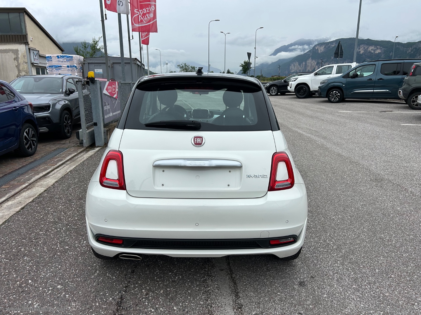 500 1.0 Hybrid Hey Google VERNICE BICOLORE - TETTO NERO - immagine 7