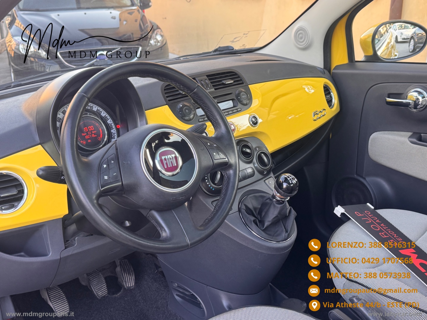 500 1.2 Lounge OK NEOPATENTATO - immagine 7