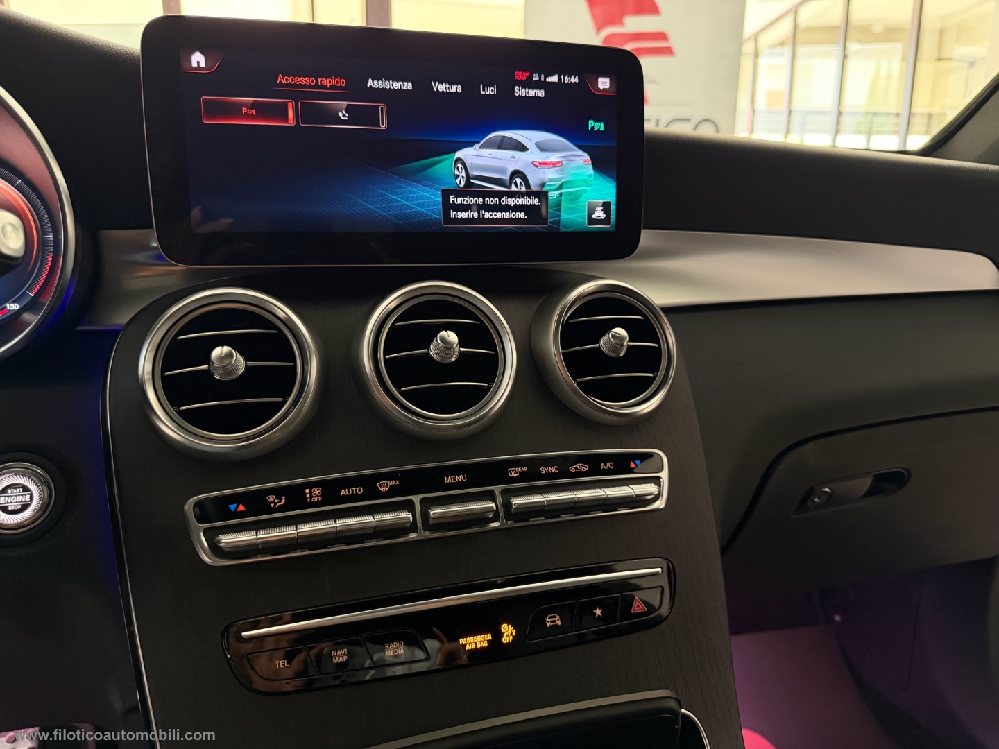 GLC 300 d 4Matic Coupé Premium Plus TETTO APRIBILE- GANCIO TRAINO - LUCI AMBIENT - immagine 8