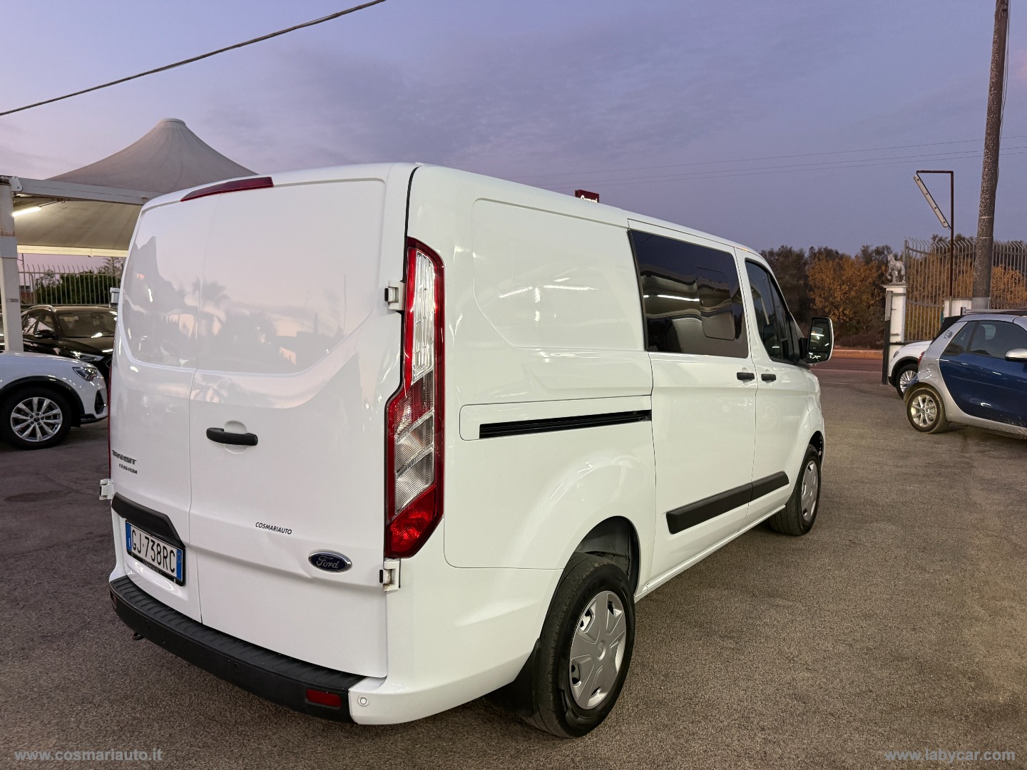 Tran.Cust.300 2.0EcoB.130 DOPPIA CABINA 6 POSTI PASSO MEDIO - immagine 8