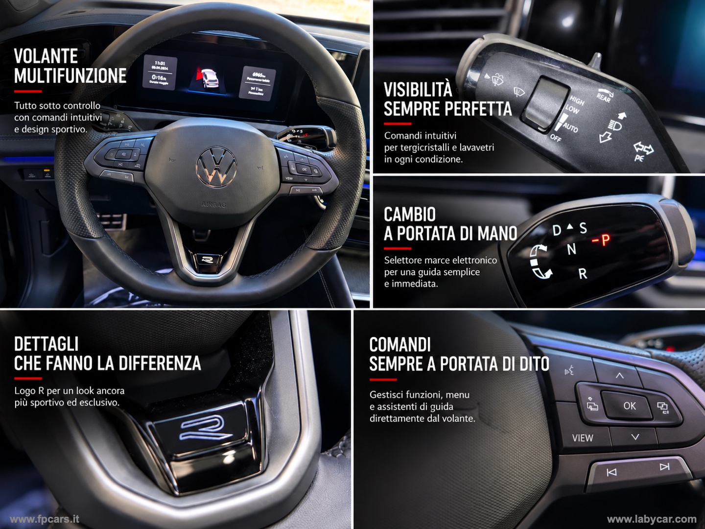 Tiguan 2.0 TDI 150 CV DSG R-Line Plus TETTO APRI. - immagine 8