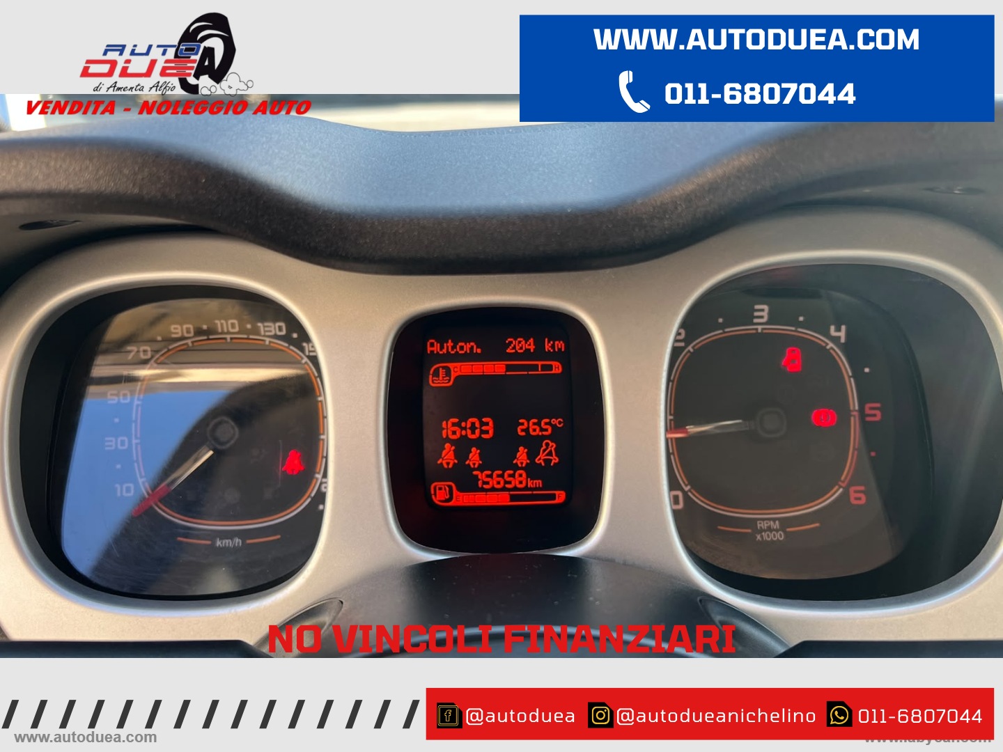 Panda Cross 1.3 MJT 95 CV S&S 4x4 - immagine 8