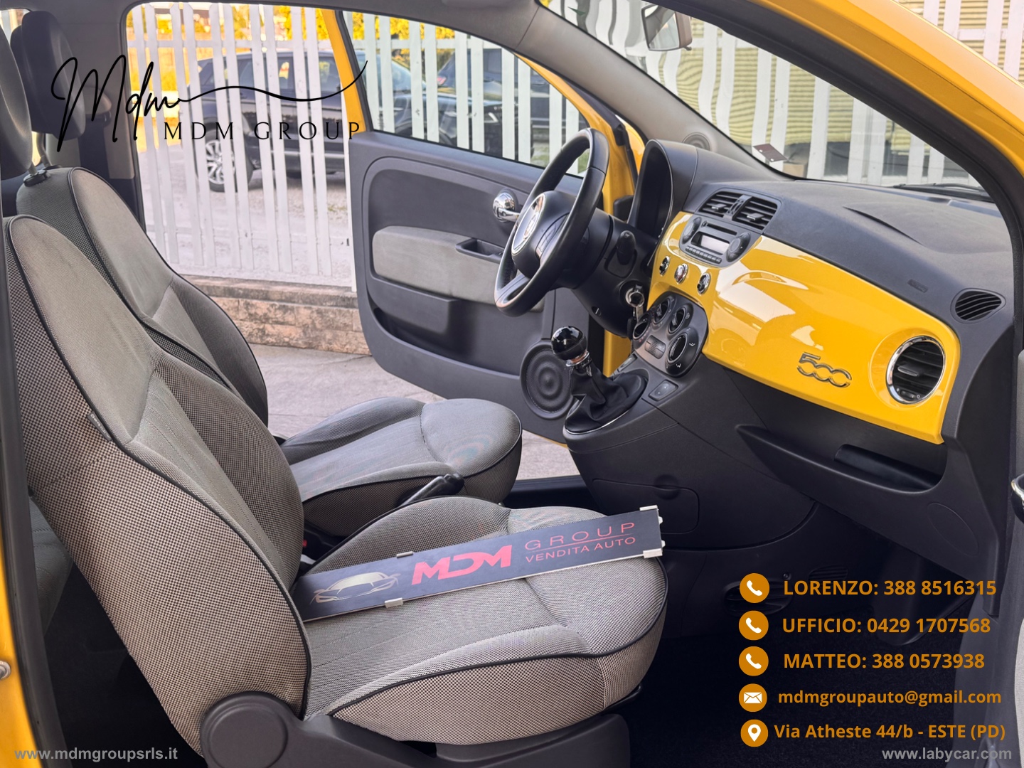 500 1.2 Lounge OK NEOPATENTATO - immagine 8