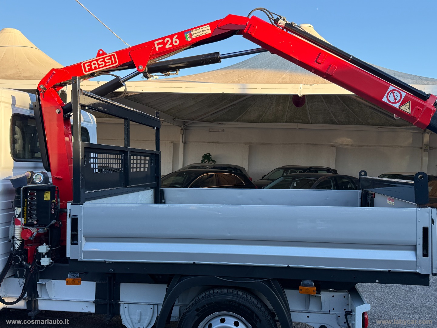 Ducato 35 2.3 MJT DOPPIA CABINA CASSONE FISSO CON GRU - immagine 9