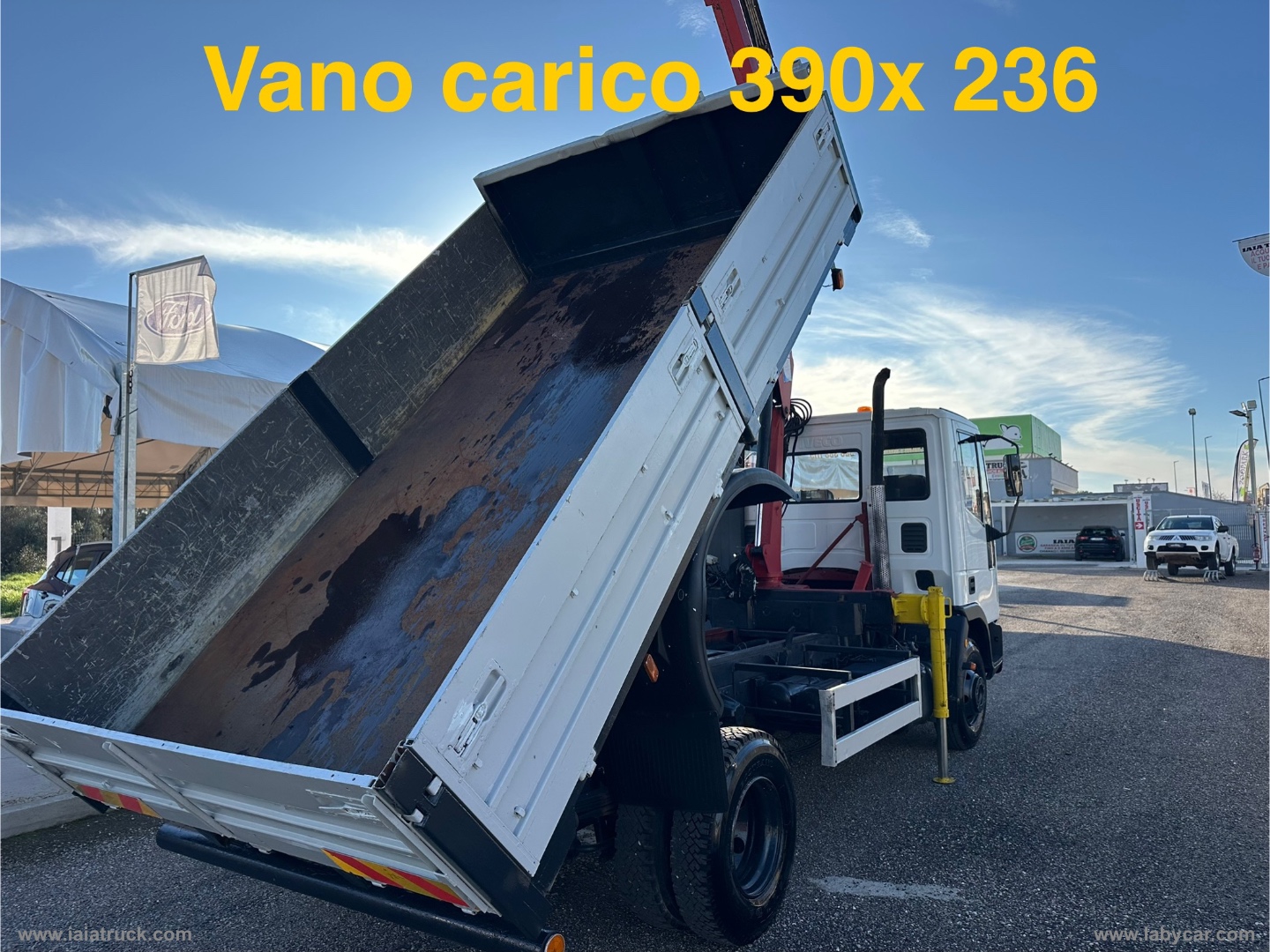 EUROCARGO TECTOR 75E15 RIBALTABILE CON GRU-PINZA ROTANTE - immagine 9