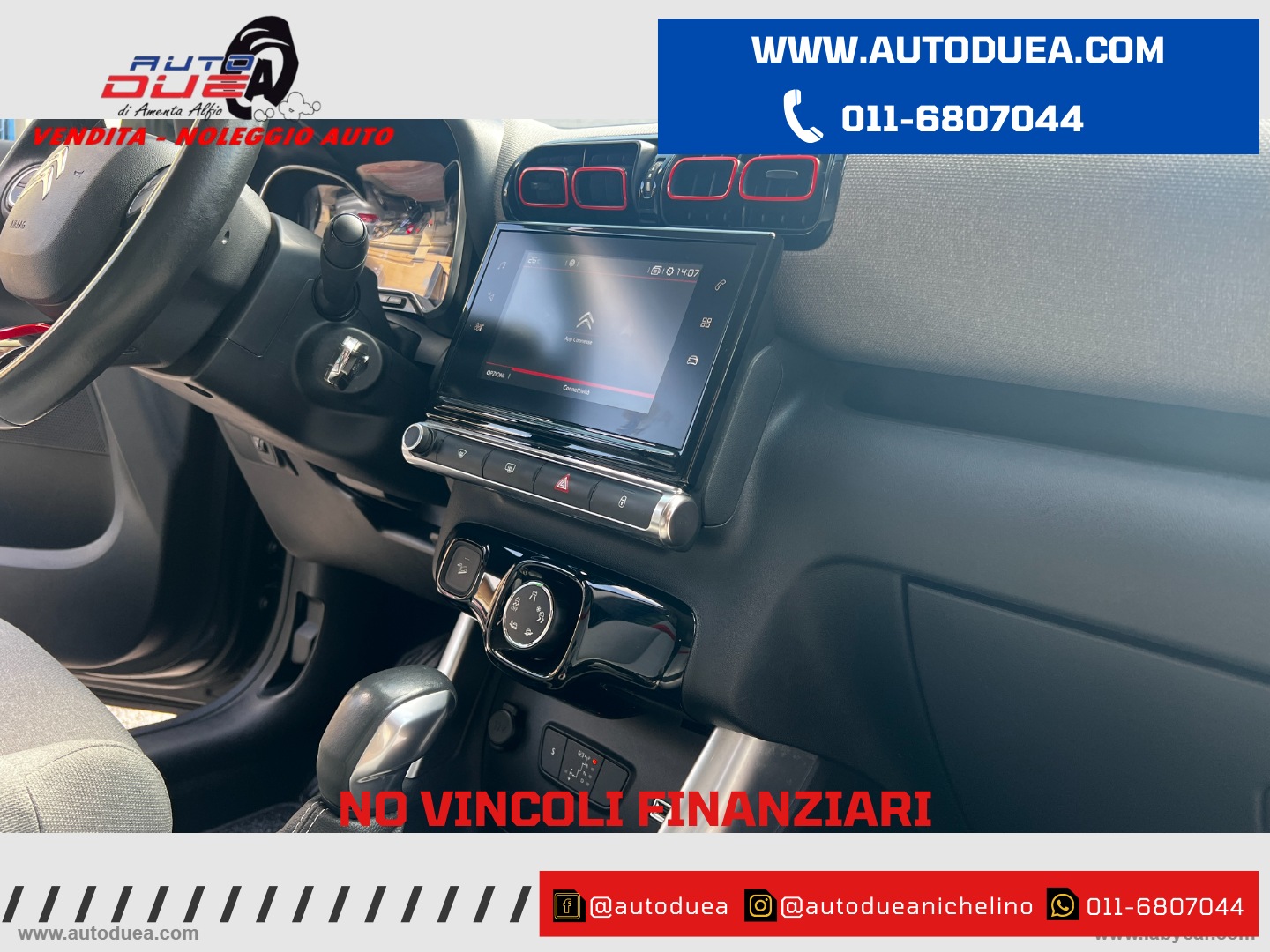 C3 Aircross BlueHDi 120 S&S EAT6 Shine NO VINCOLI FINANZIARI - immagine 9