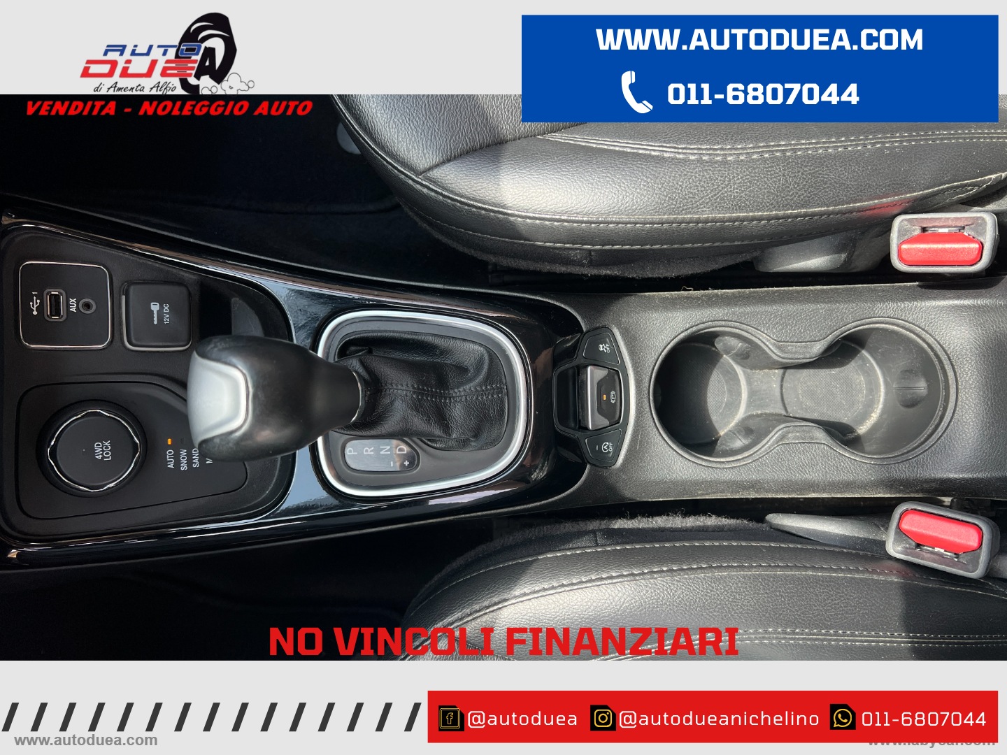 Compass 2.0 Mjt II aut. 4WD Night Eagle NO VINCOLI FINANZIARI - immagine 9