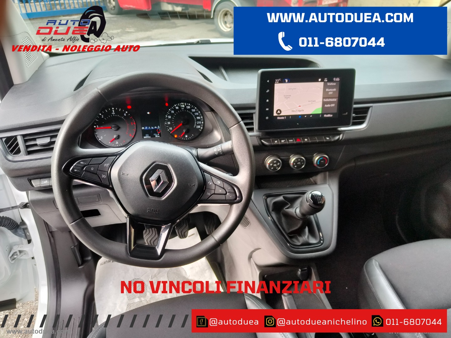 Kangoo 1.5 Blue dCi 95CV Van - NAV + CARPLAY NO VINCOLI FINANZIARI - immagine 9