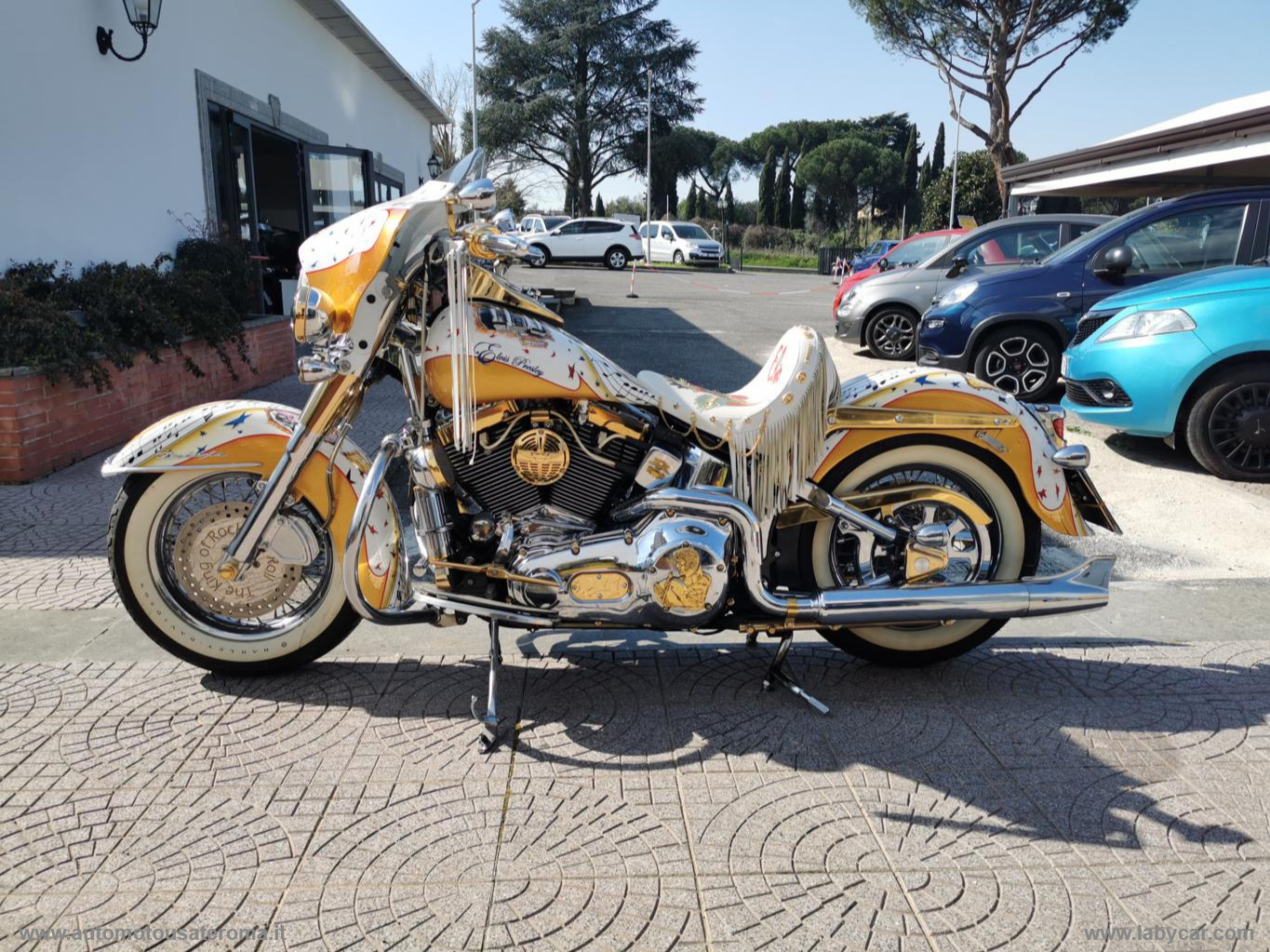 Softail DELUXE Trasf. CARB./GRAFICA ELVIS RATE AUTO MOTO SCOOTER - immagine 9