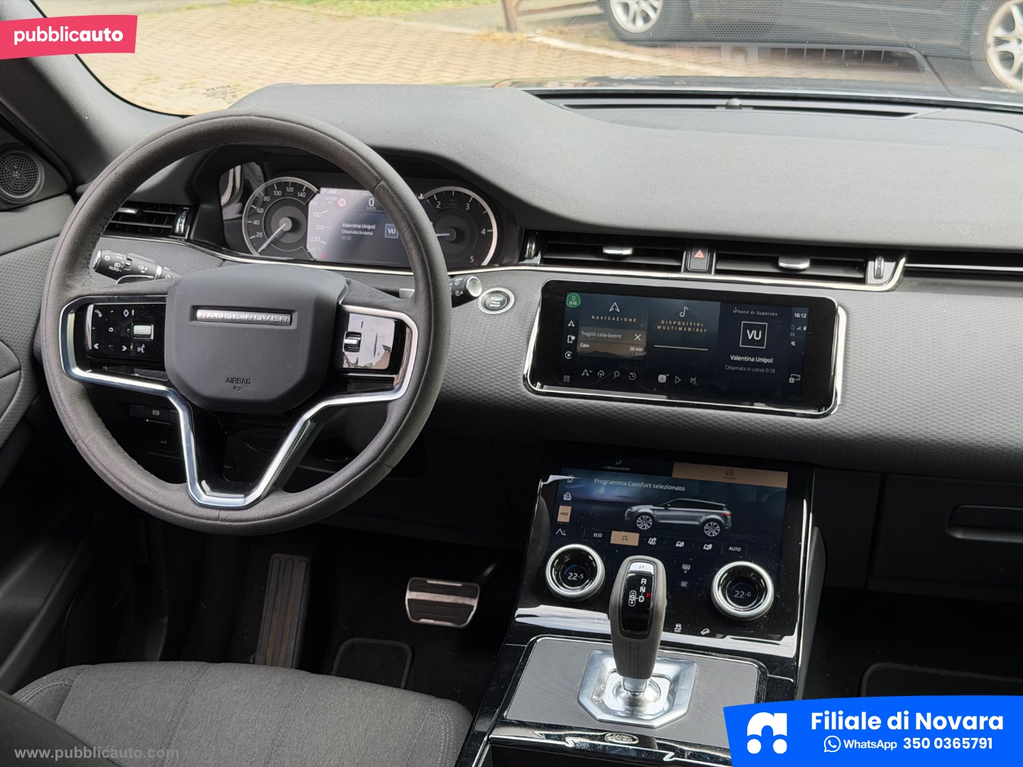RR Evoque 2.0D I4 204 CV AWD Auto R-D.S - immagine 9
