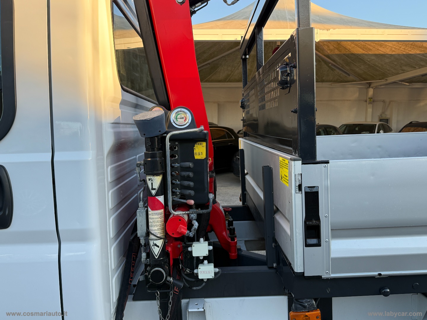 Ducato 35 2.3 MJT DOPPIA CABINA CASSONE FISSO CON GRU - immagine 10