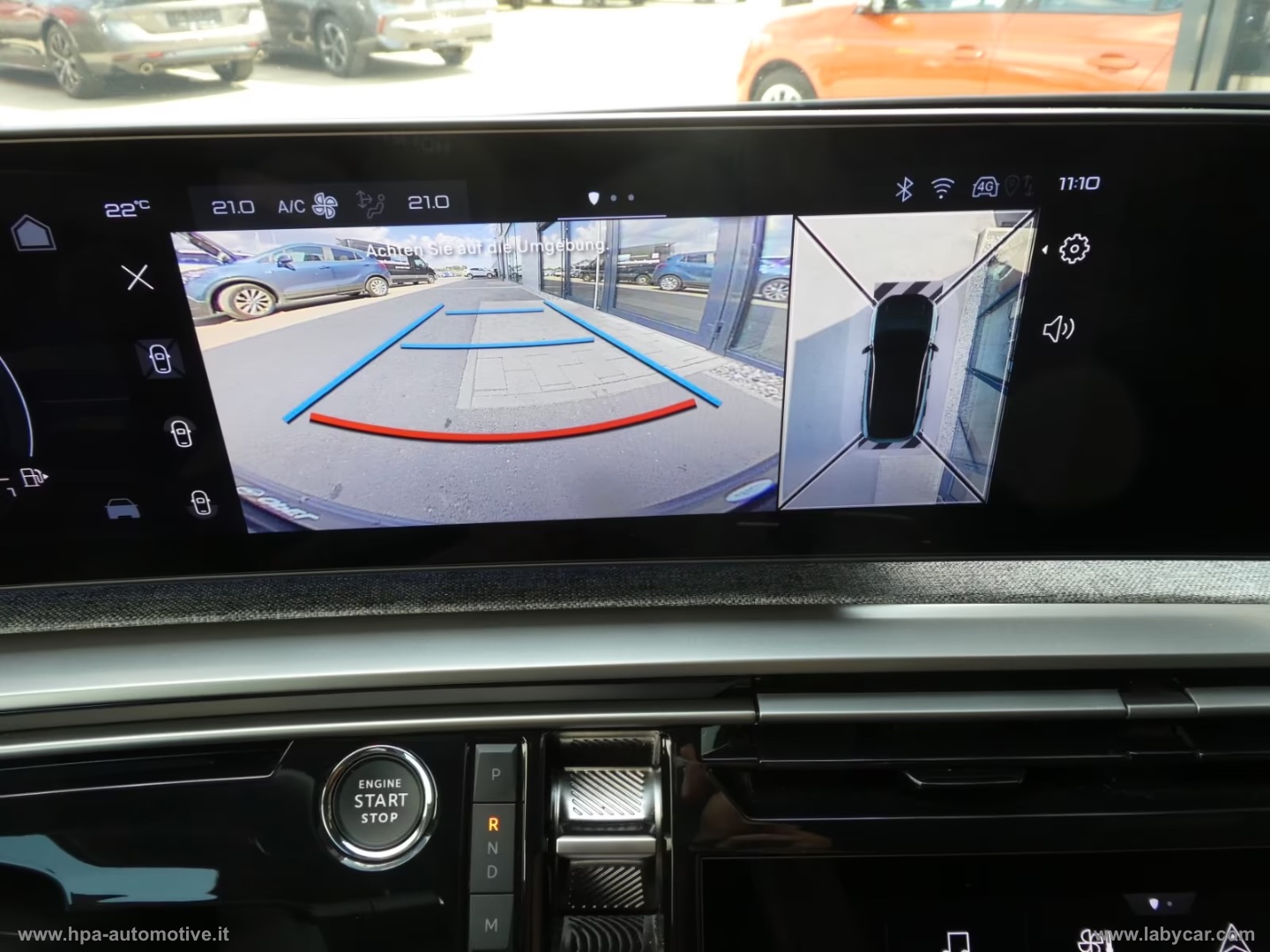 3008 Hybrid 136 e-DCS6 Allure NAVI LED AUTOMATICA CARPLAY RETROCAMERA 360 - immagine 10