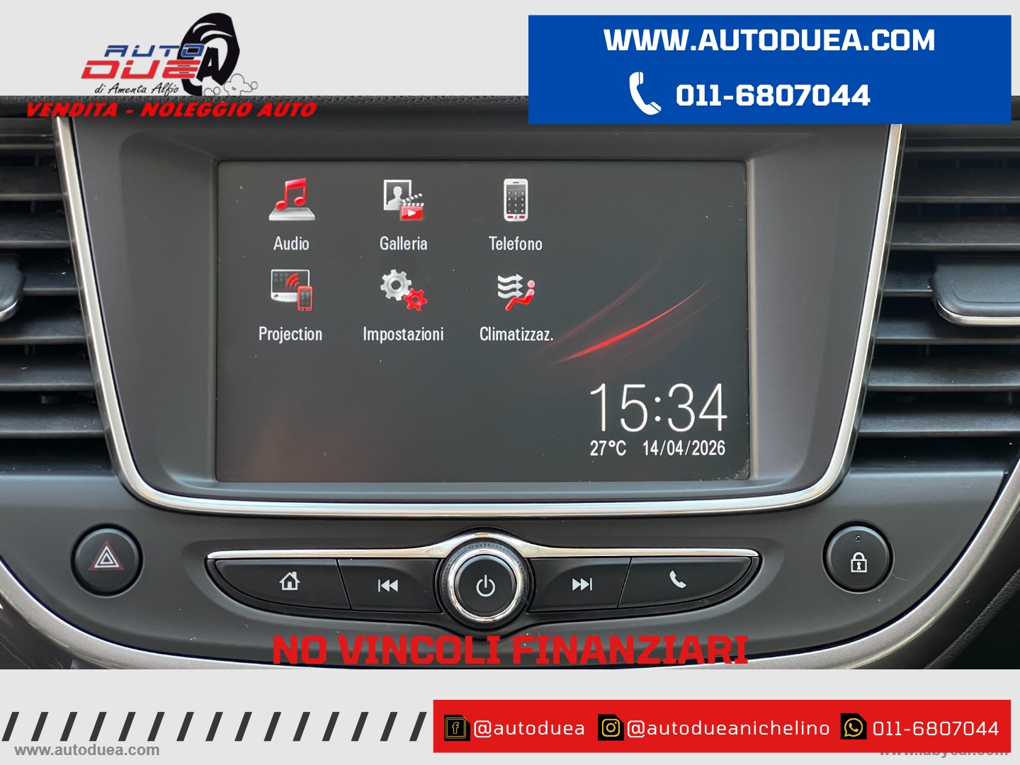 Crossland X 1.2 T 12V 110 CV S&S Innov. NO VINCOLI FINANZIARI - immagine 10