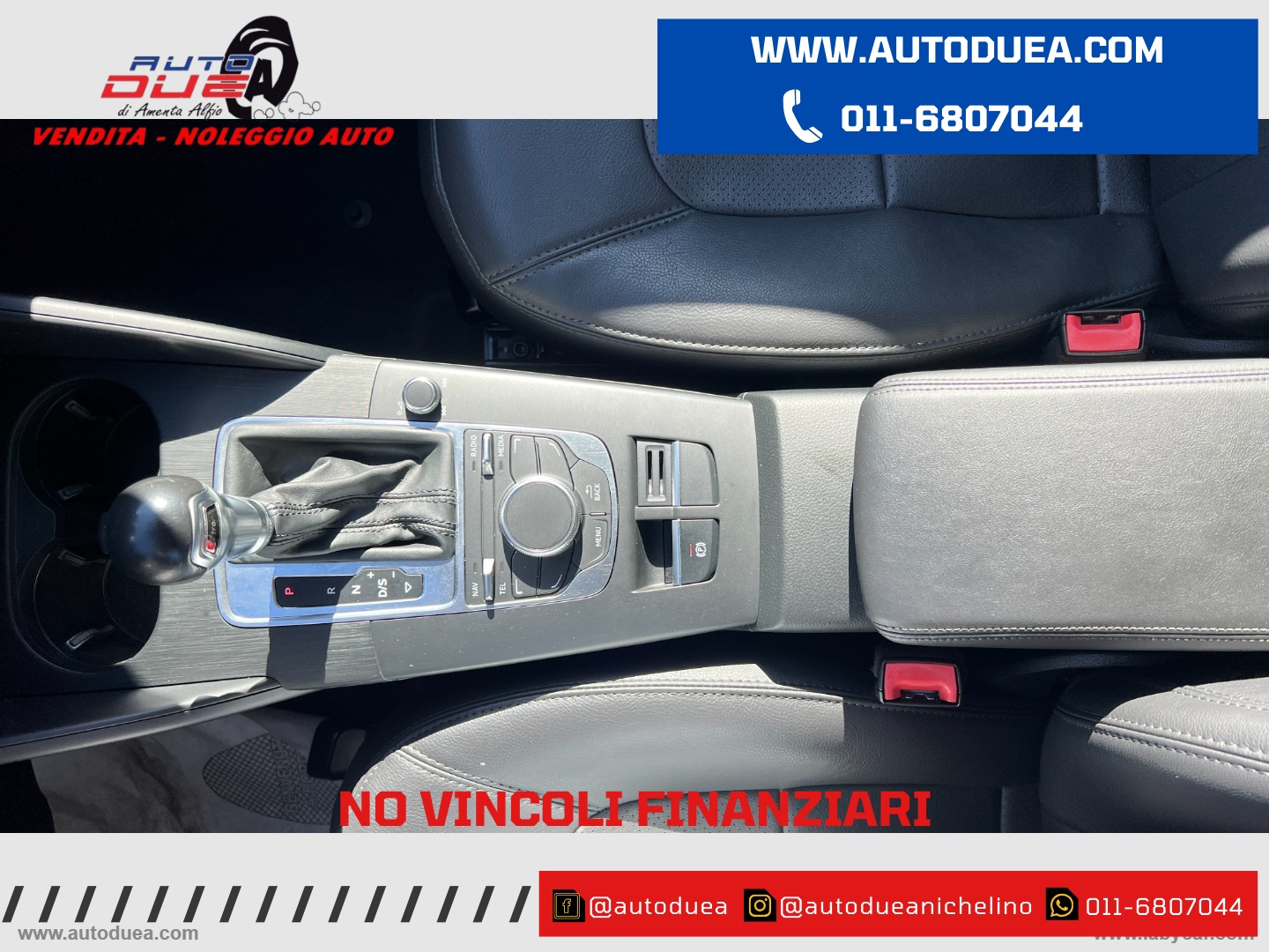 A3 SPB 1.6 TDI S-TRONIC Ambiente EURO6 - immagine 10