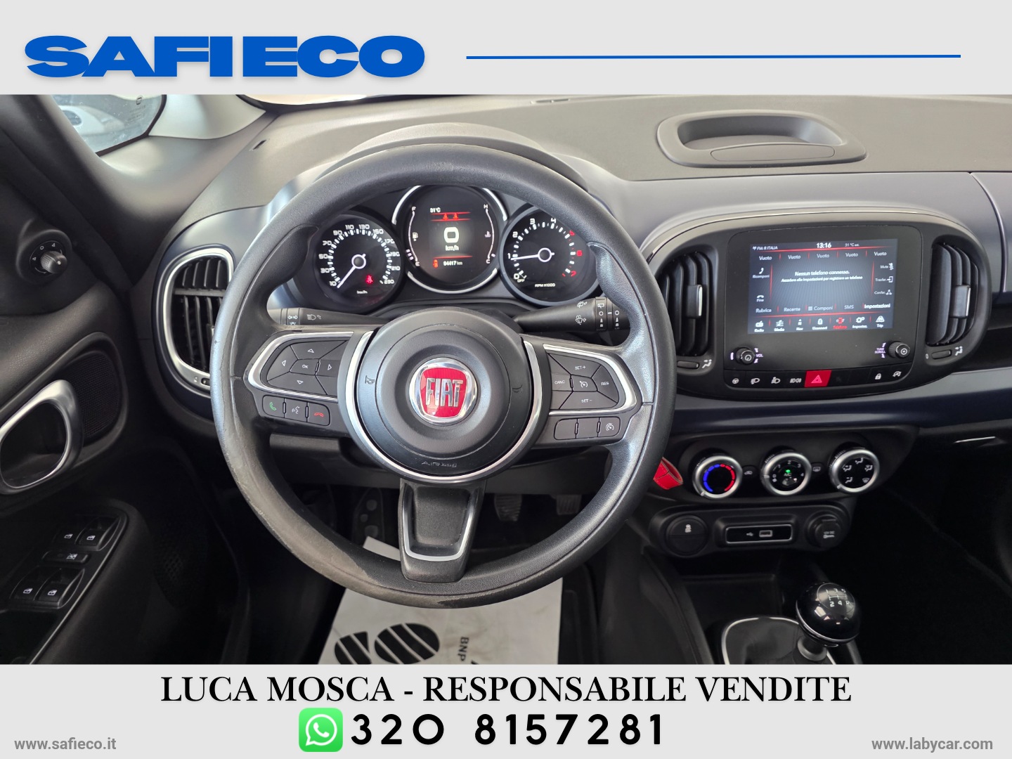 500L Pro 1.3 MJT 95CV Mirror 4p.ti N1 Fiat 500L Pro 1.3 MJT 95CV Mirror N1 - immagine 10