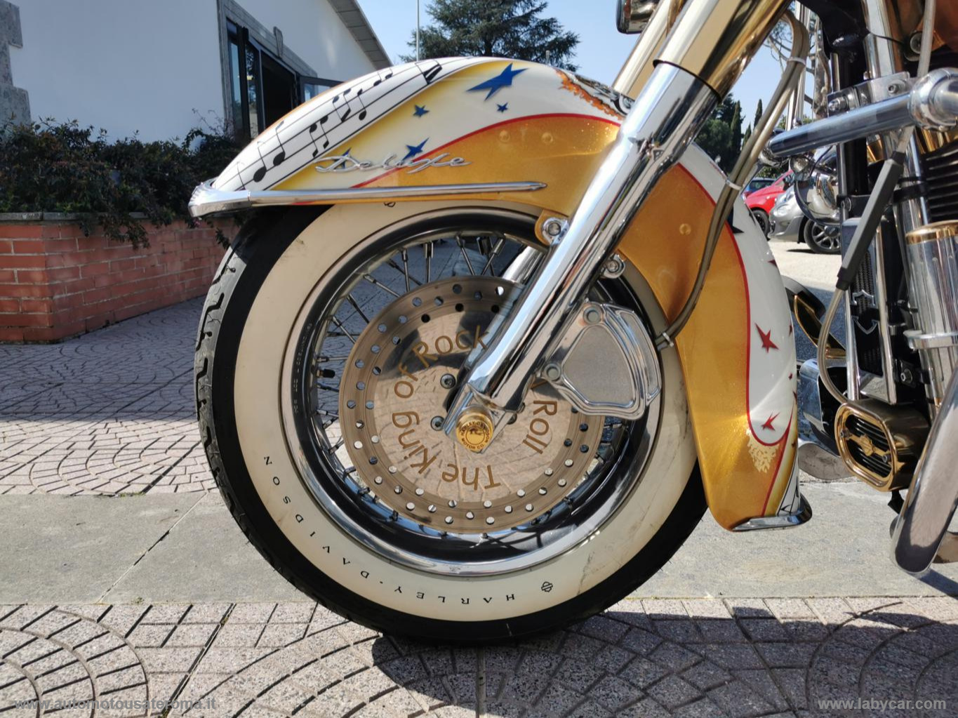 Softail DELUXE Trasf. CARB./GRAFICA ELVIS RATE AUTO MOTO SCOOTER - immagine 10