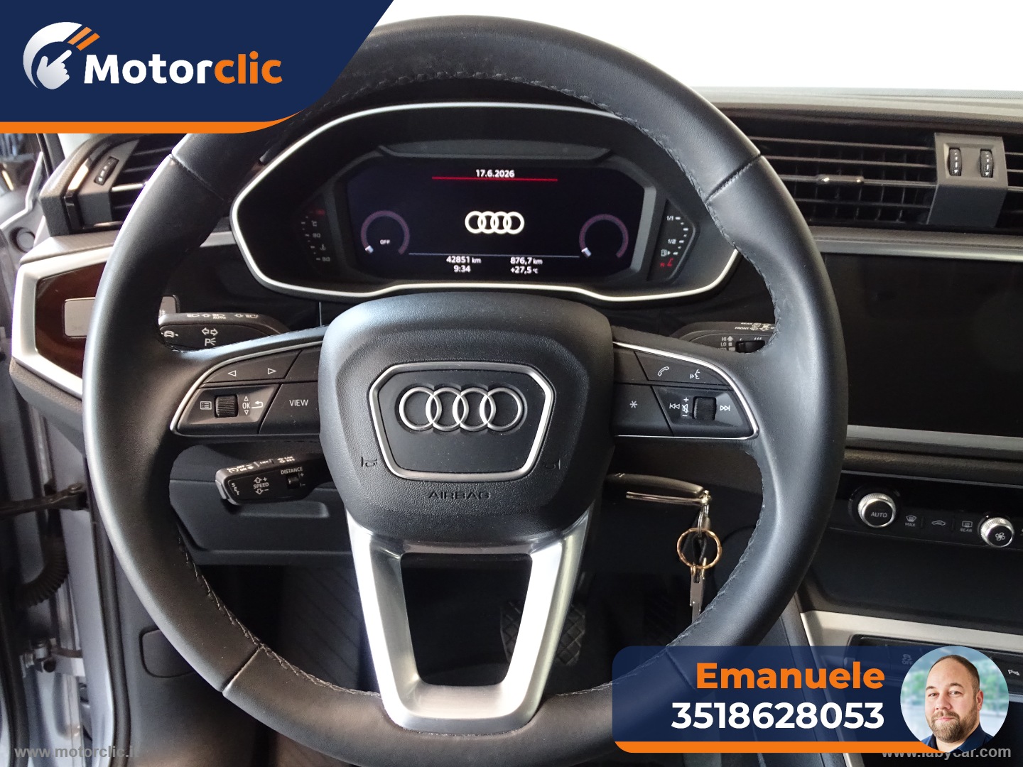 Q3 35 TDI S tronic Business Advanced 3 GARANZIA NOV2027/20KM - immagine 10