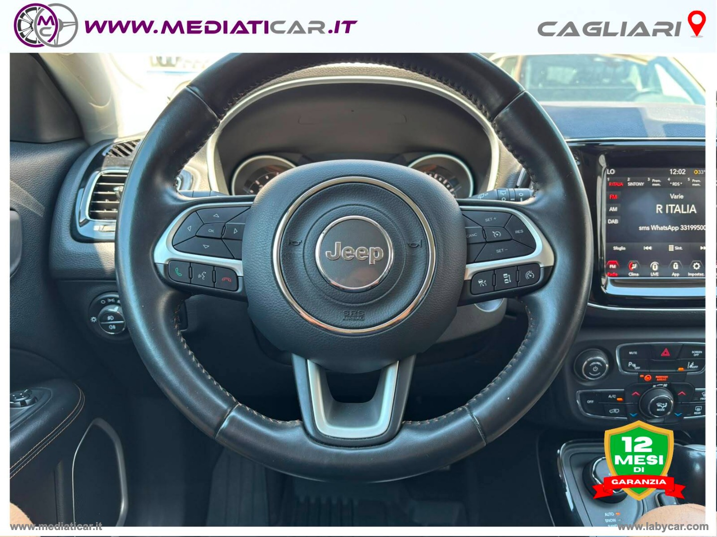 Compass 2.0 Mjt II aut. 4WD Limited - immagine 11