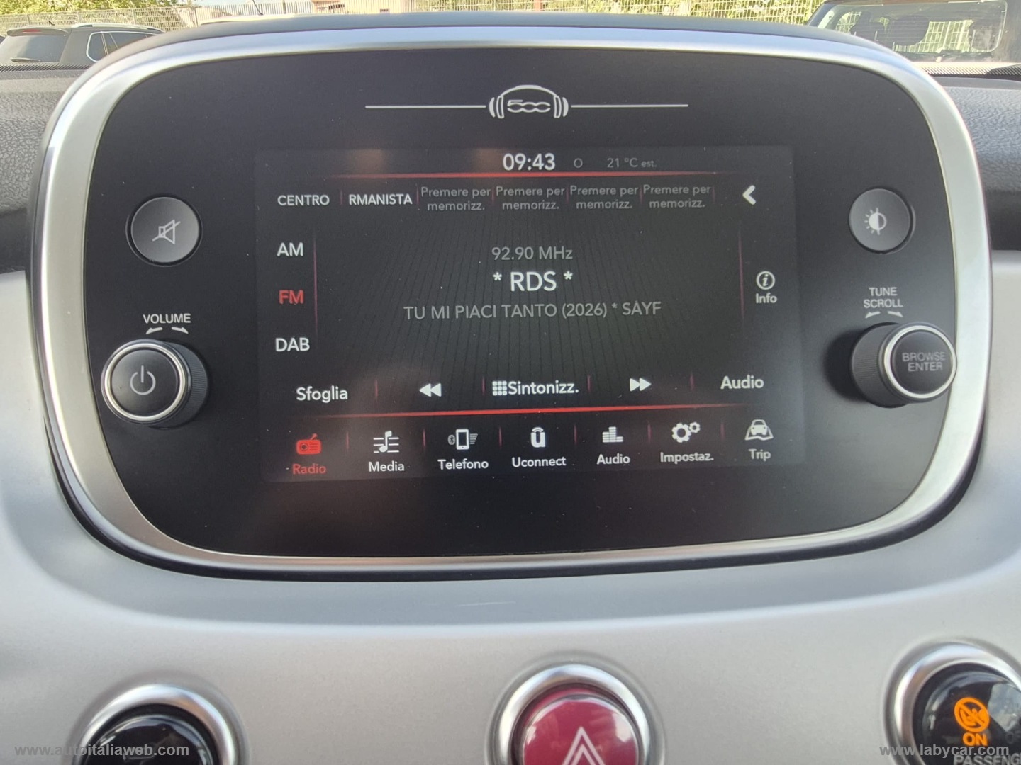 500X 1.3 M.Jet 95 CV Sport - immagine 11