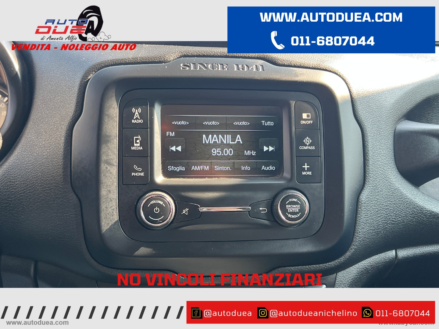 Renegade 1.6 Mjt 120CV Longitude - immagine 11
