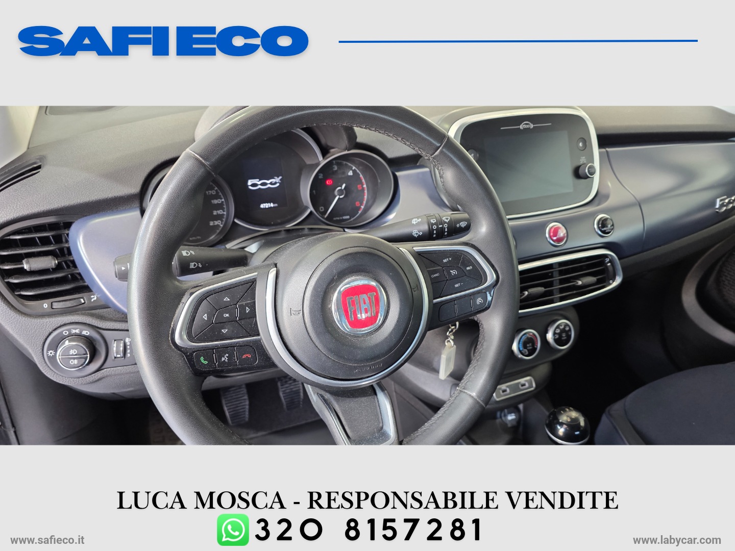 500X 1.3 M.Jet 95 CV Club - immagine 11