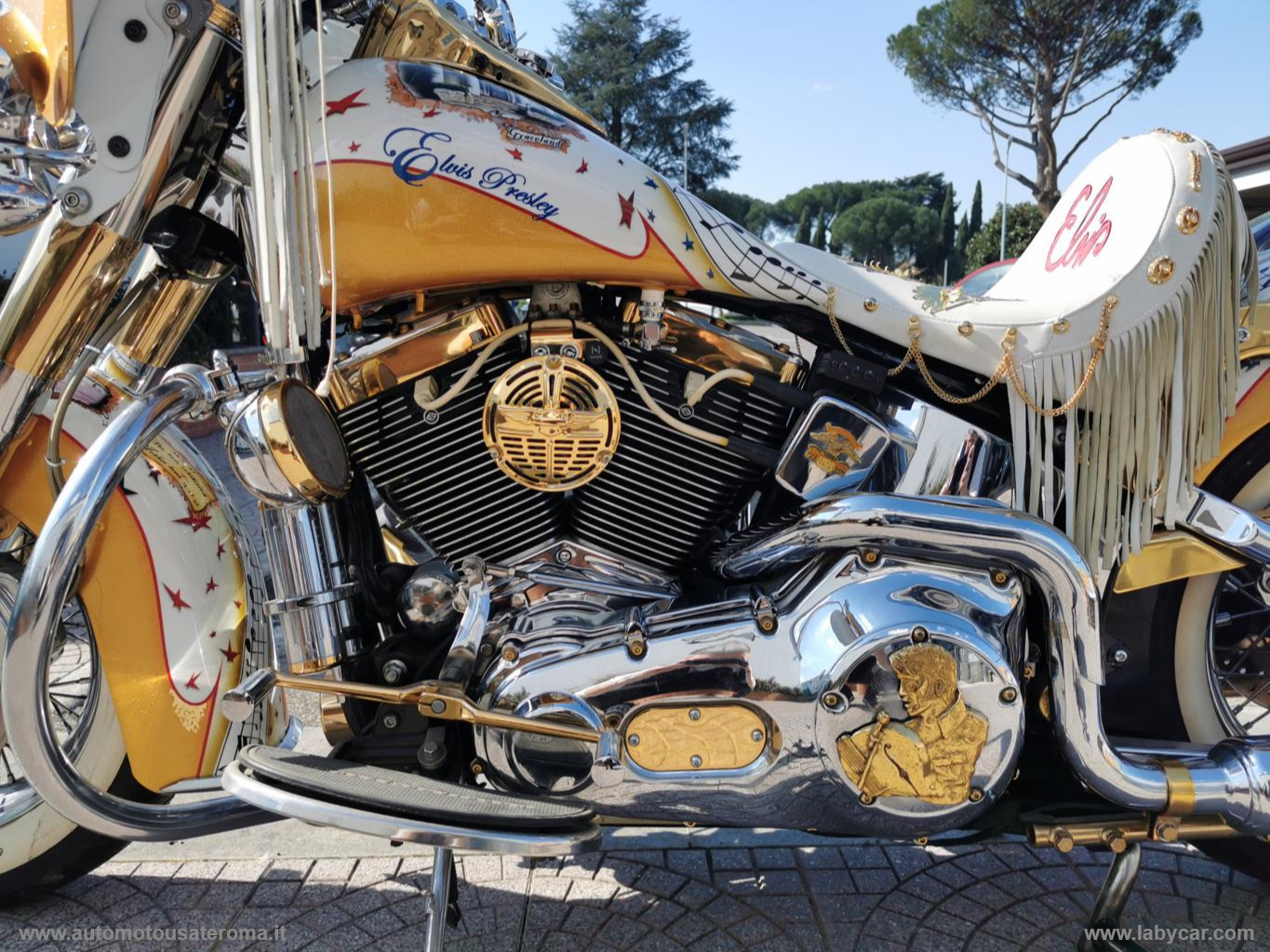 Softail DELUXE Trasf. CARB./GRAFICA ELVIS RATE AUTO MOTO SCOOTER - immagine 11