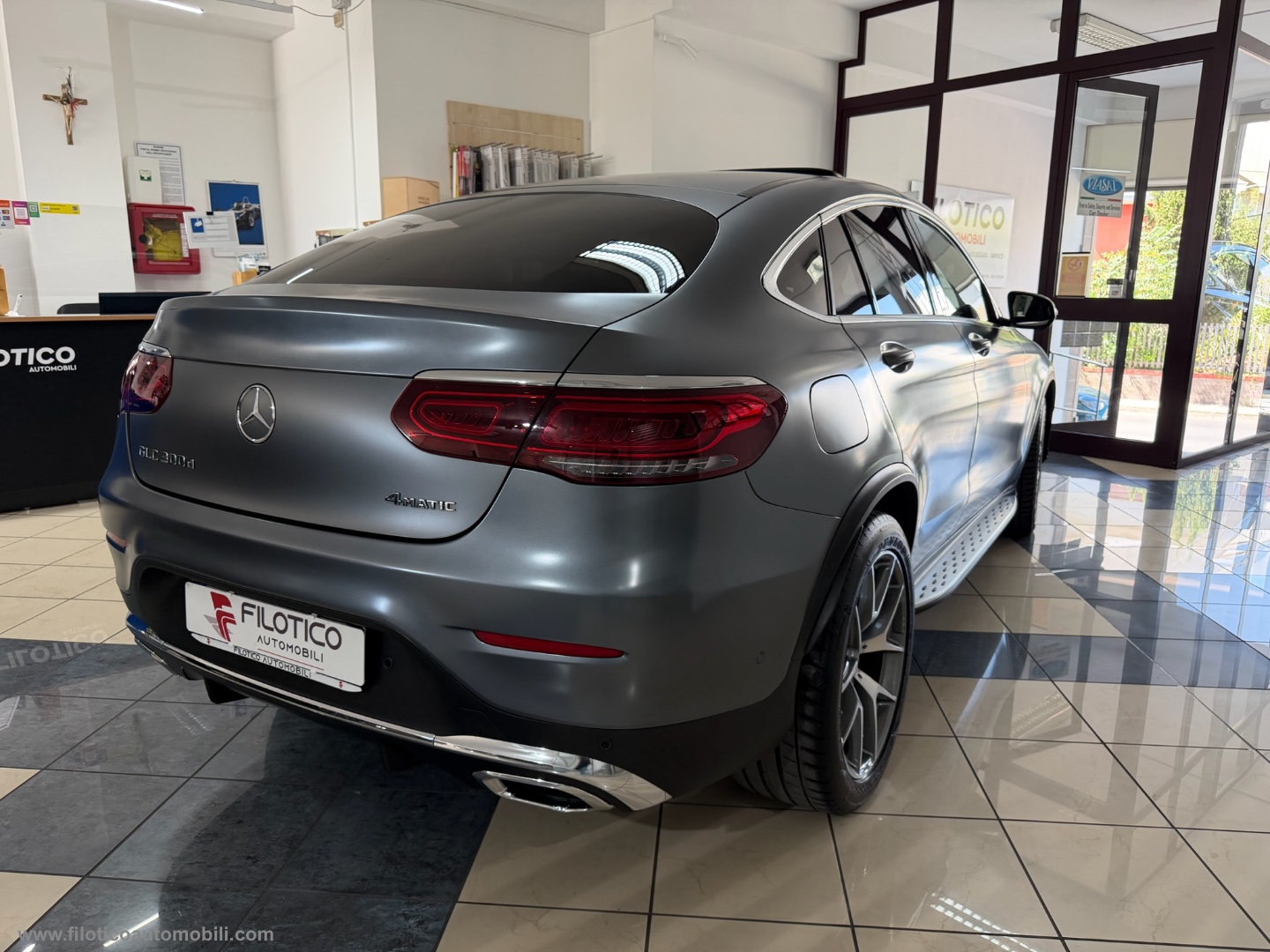 GLC 300 d 4Matic Coupé Premium Plus TETTO APRIBILE- GANCIO TRAINO - LUCI AMBIENT - immagine 12