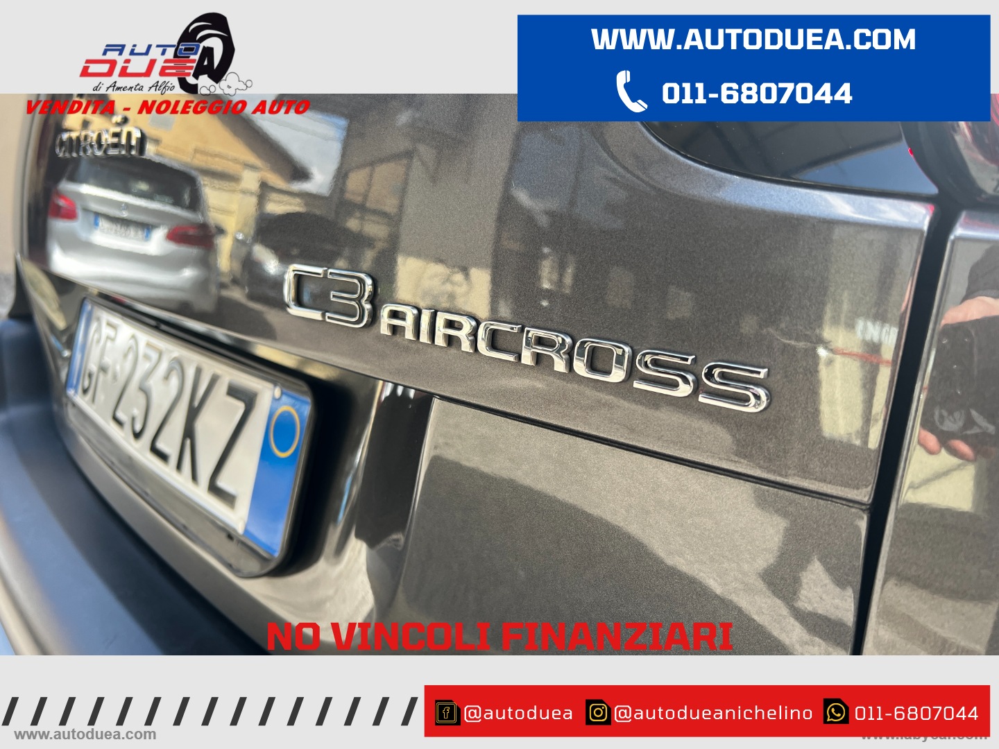 C3 Aircross BlueHDi 120 S&S EAT6 Shine NO VINCOLI FINANZIARI - immagine 12