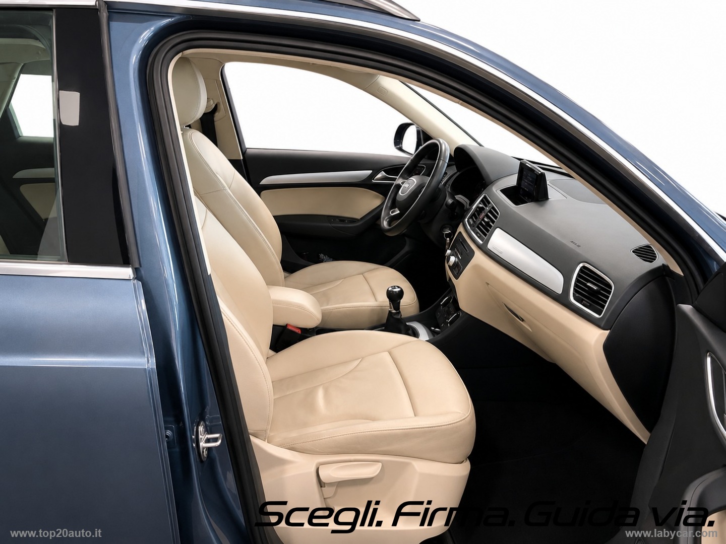 Q3 2.0 TDI 120CV Business|TETTO|PELLE|MANUALE - immagine 12