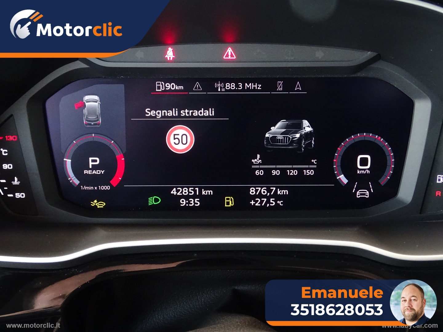 Q3 35 TDI S tronic Business Advanced 3 GARANZIA NOV2027/20KM - immagine 12