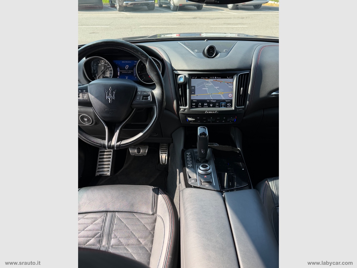 Levante V6 Diesel AWD Gransport UNICO PROPIETARIO - immagine 12