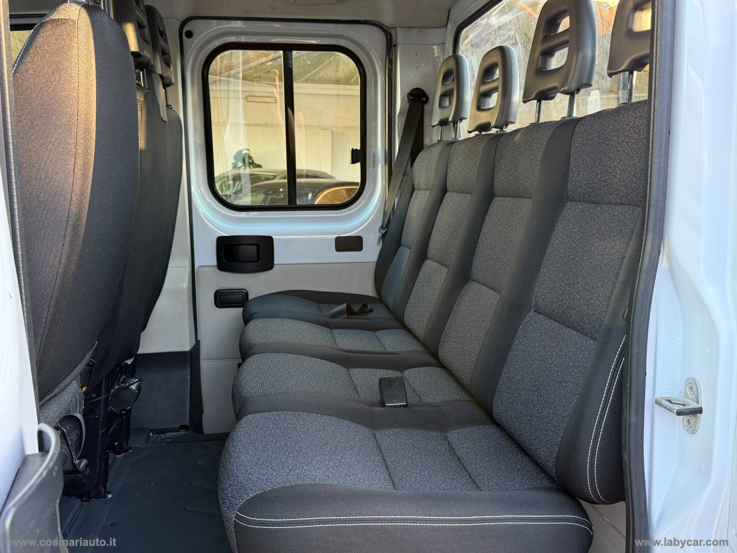 Ducato 35 2.3 MJT DOPPIA CABINA CASSONE FISSO CON GRU - immagine 13
