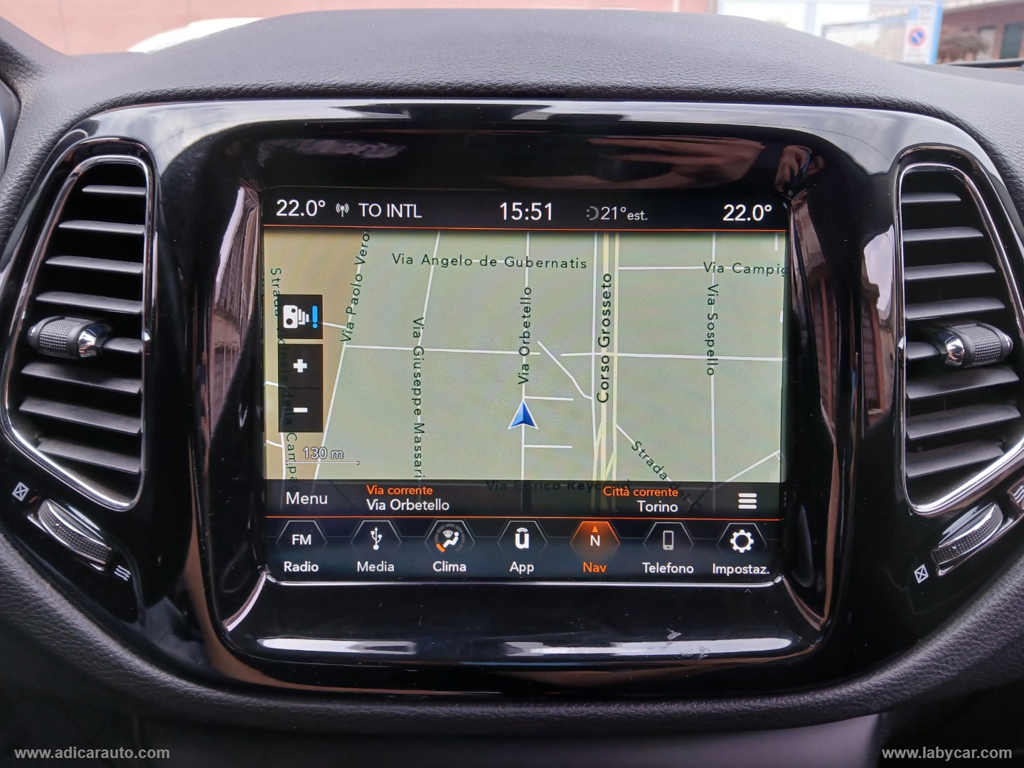 Compass 1.4 MultiAir 170 aut.4WD Limited - immagine 13