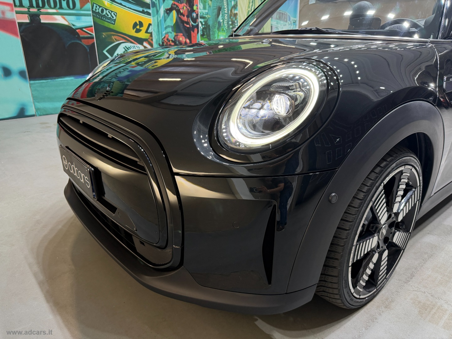 Mini Cooper Yours Cabrio *FULL BLACK*HEAD UP*BRITISH FLAG*HK* - immagine 13