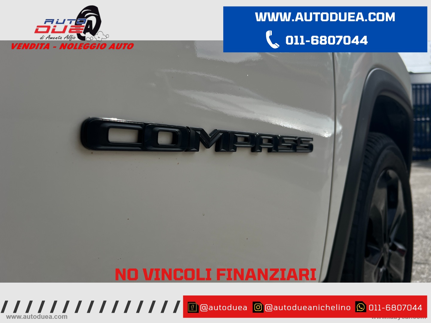 Compass 2.0 Mjt II aut. 4WD Night Eagle NO VINCOLI FINANZIARI - immagine 13